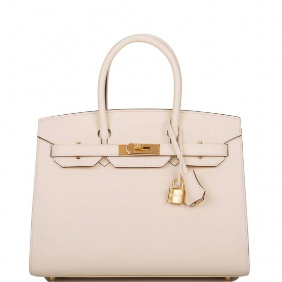 Hermes Nata Epsom Sellier Birkin 30cm Gold Hardware