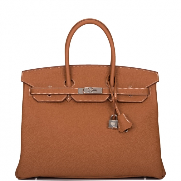 Hermes Gold Togo Birkin 35cm Palladium Hardware