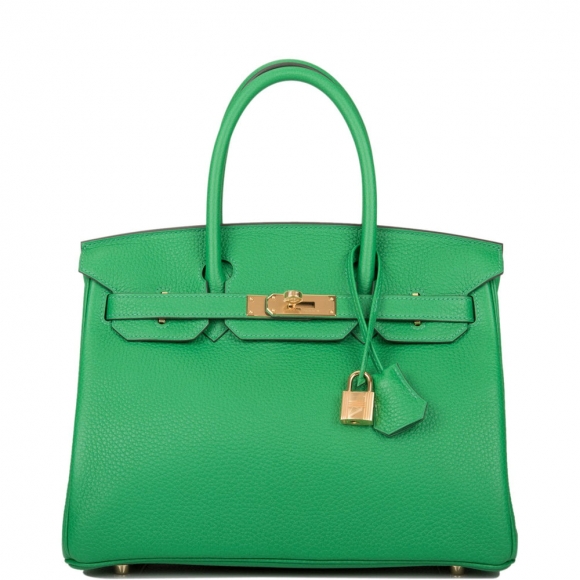 Hermes Bambou Clemence Birkin 30cm Gold Hardware